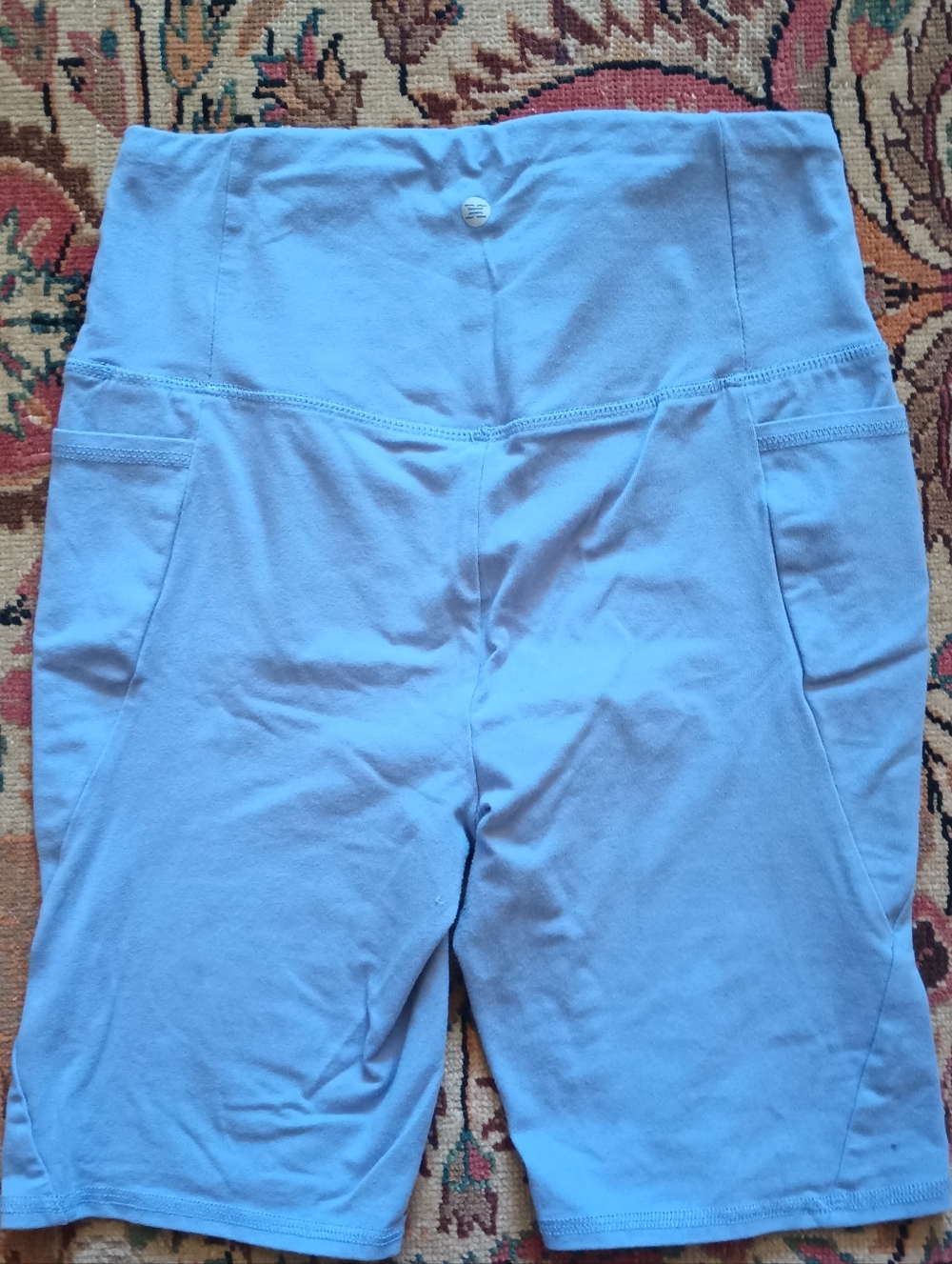 RBX Lilac Purple 9 In Seam High Waist Bike Shorts with Side Pockets